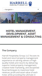 Mobile Screenshot of harrellhospitality.com